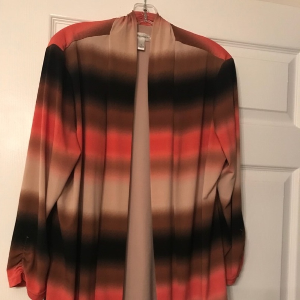 EUC Dressbarn Beautiful Fall Colors Cardigan